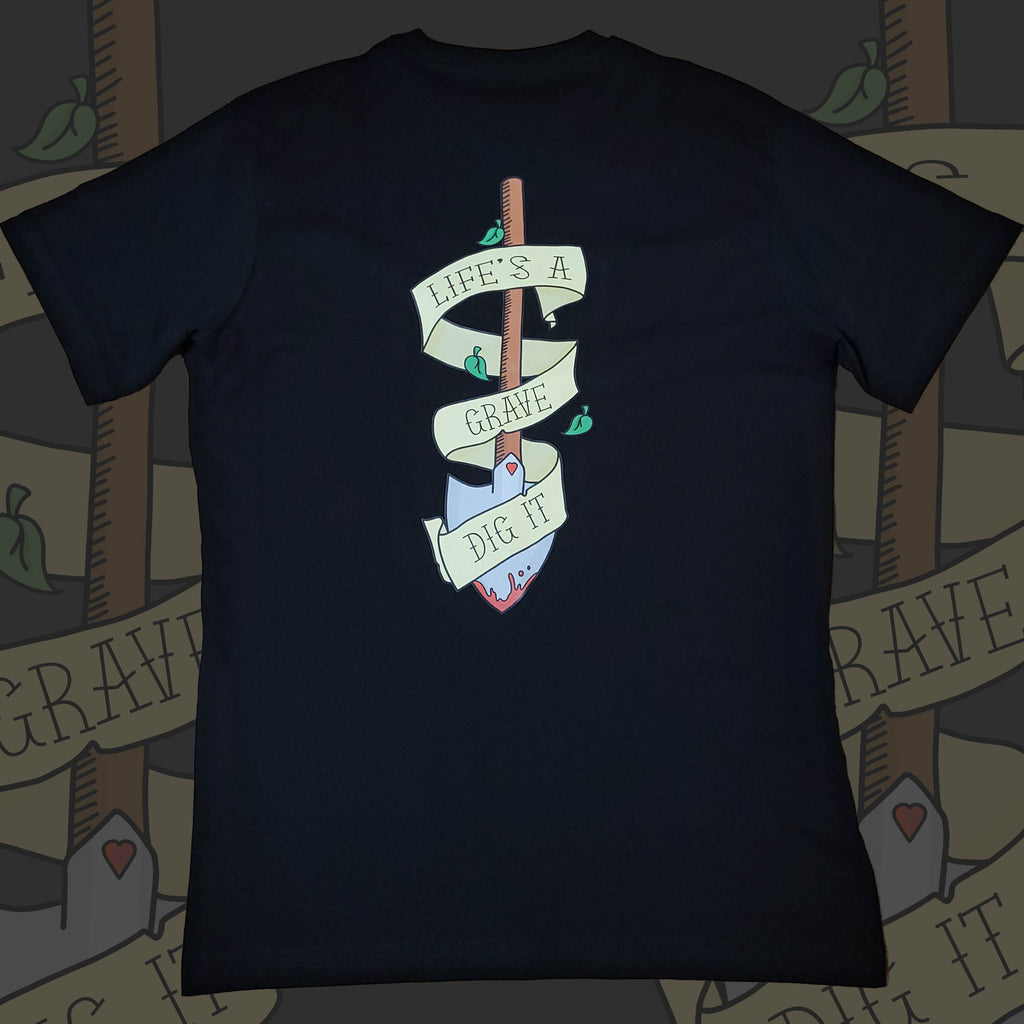 Life's A Grave Graphic Tee