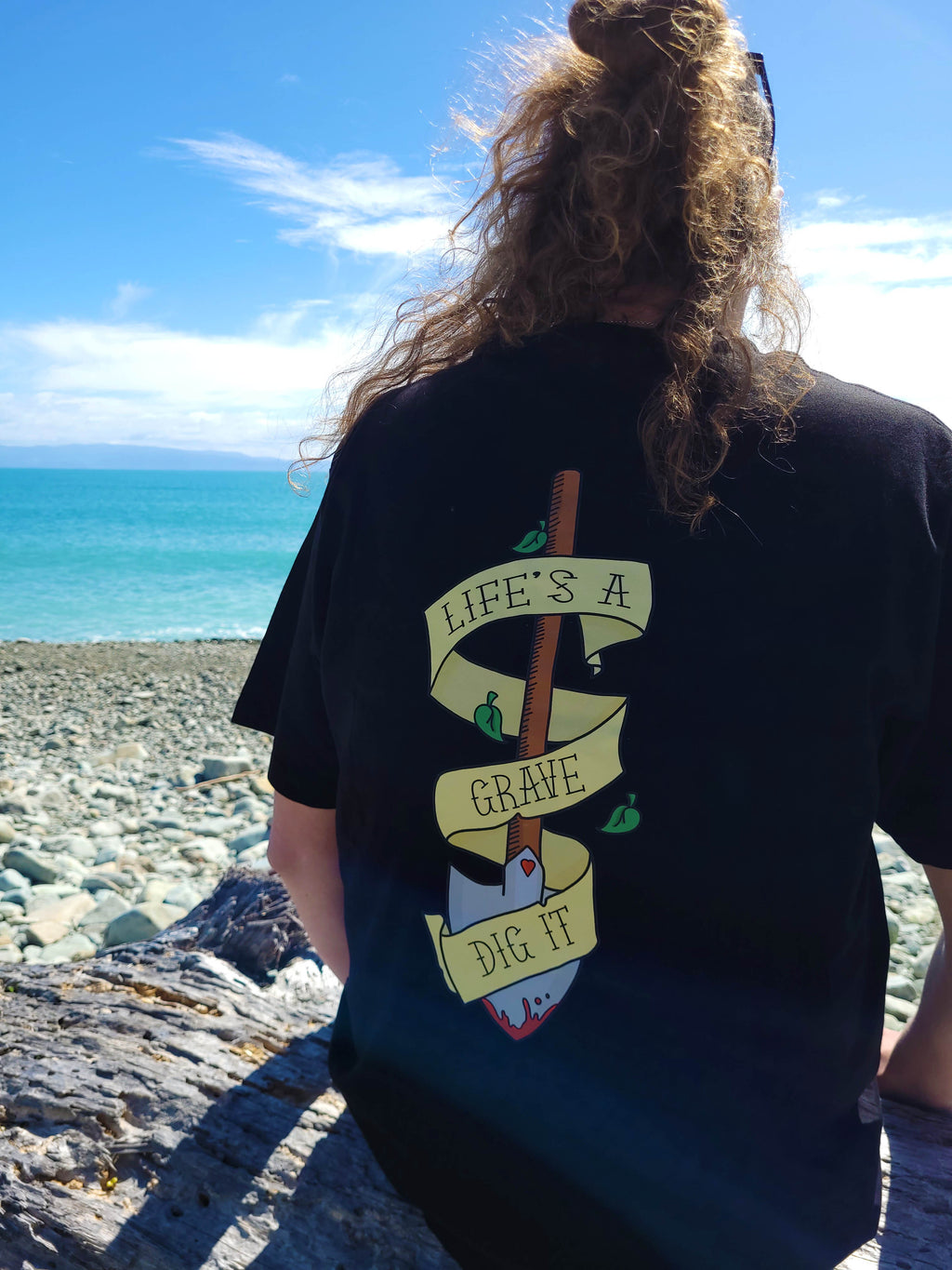 Life's A Grave Graphic Tee